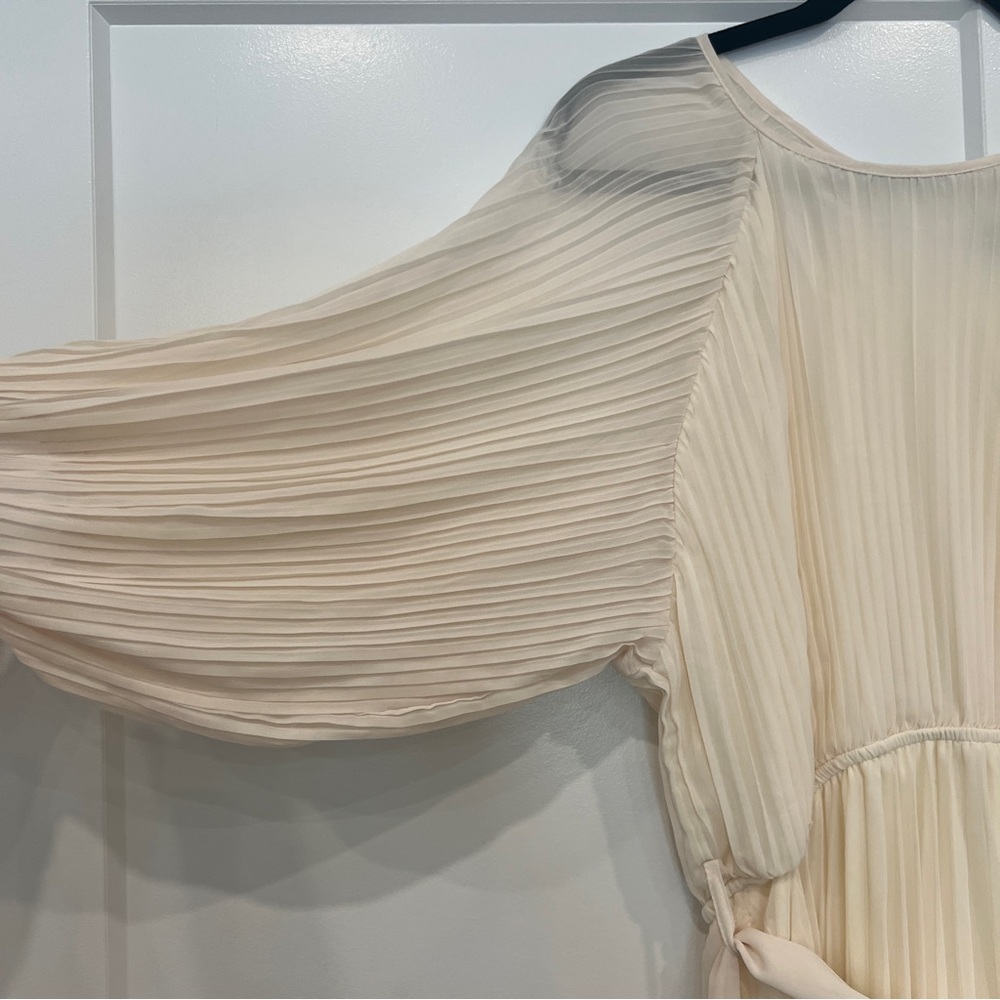 Elegant Cream Maxi Dress - Picture 6 of 12